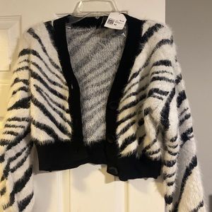 zebra sweater